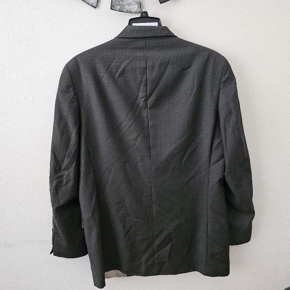 Nautica Men's Brown Elegant Formal Plaid Business occasion Blazer Jacket Size - Picture 7 of 16